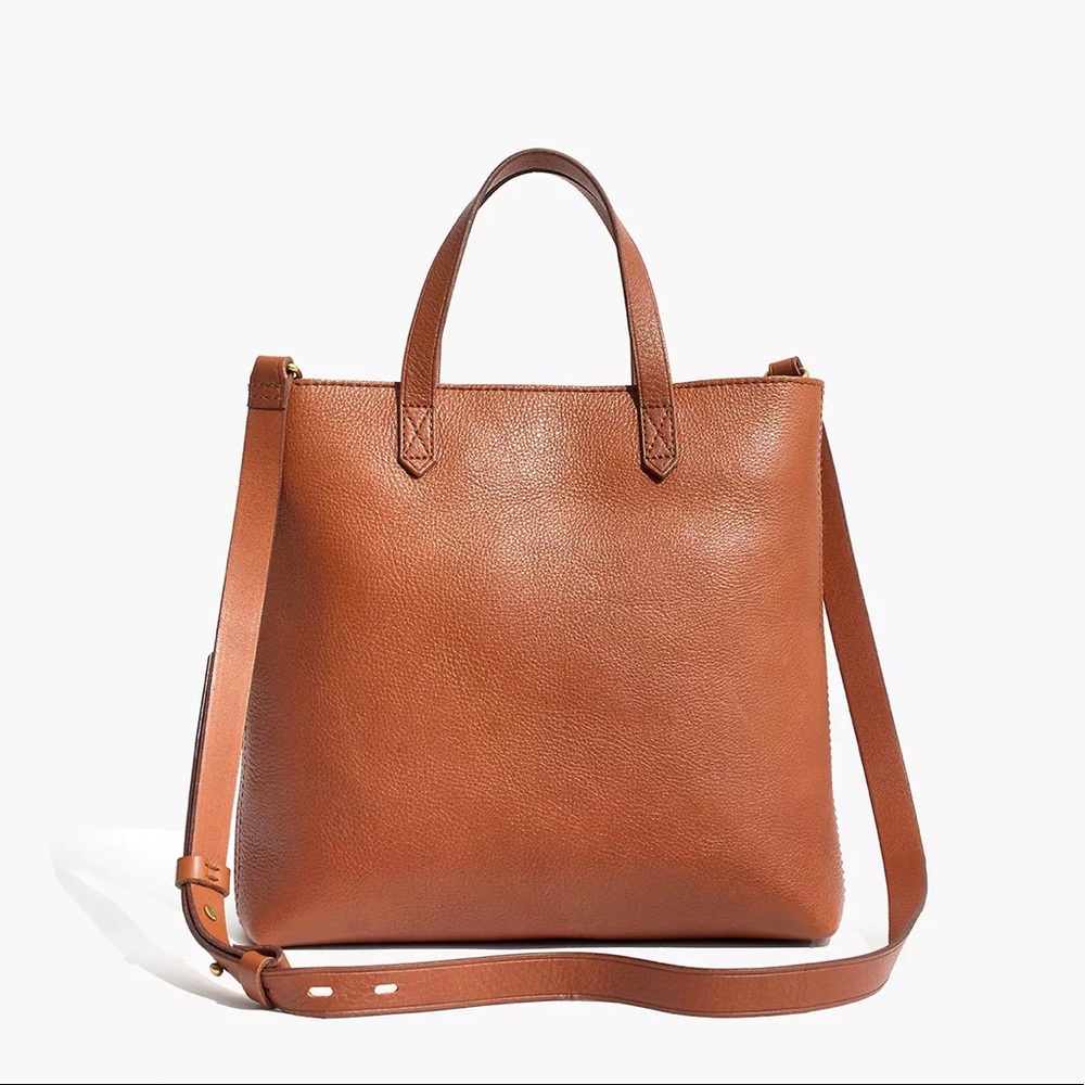 Camel Madewell Small Crossbody Leather Bag